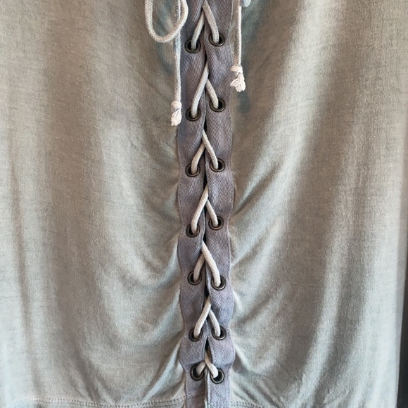 American Eagle Tie Up T-Shirt - Picture 3 of 7